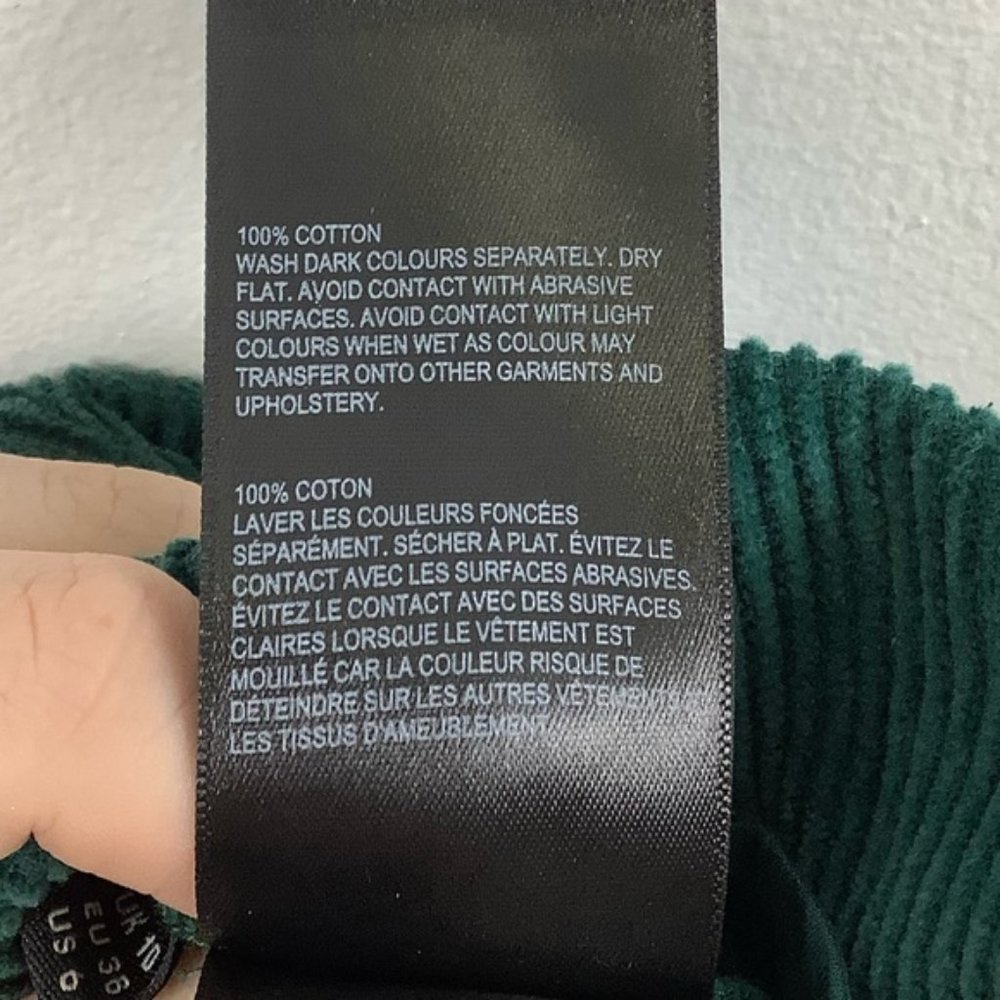 Whistles Corduroy Jumpsuit In Dark Green Gem